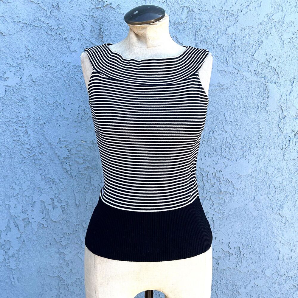 Y2k Striped Top by Odille Vintage Anthropologie